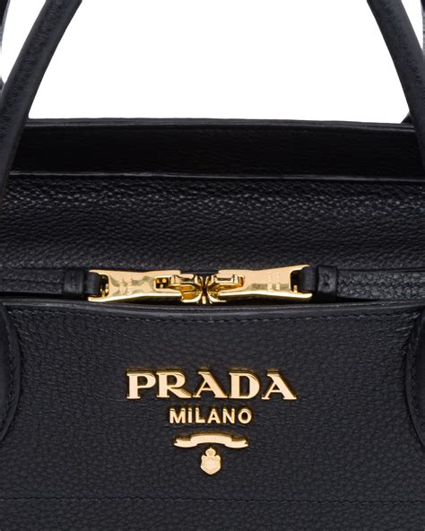 prada tote leather|pochette prada donna.